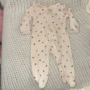 6-9mo Mistletoe Footed One-Piece Sleeper